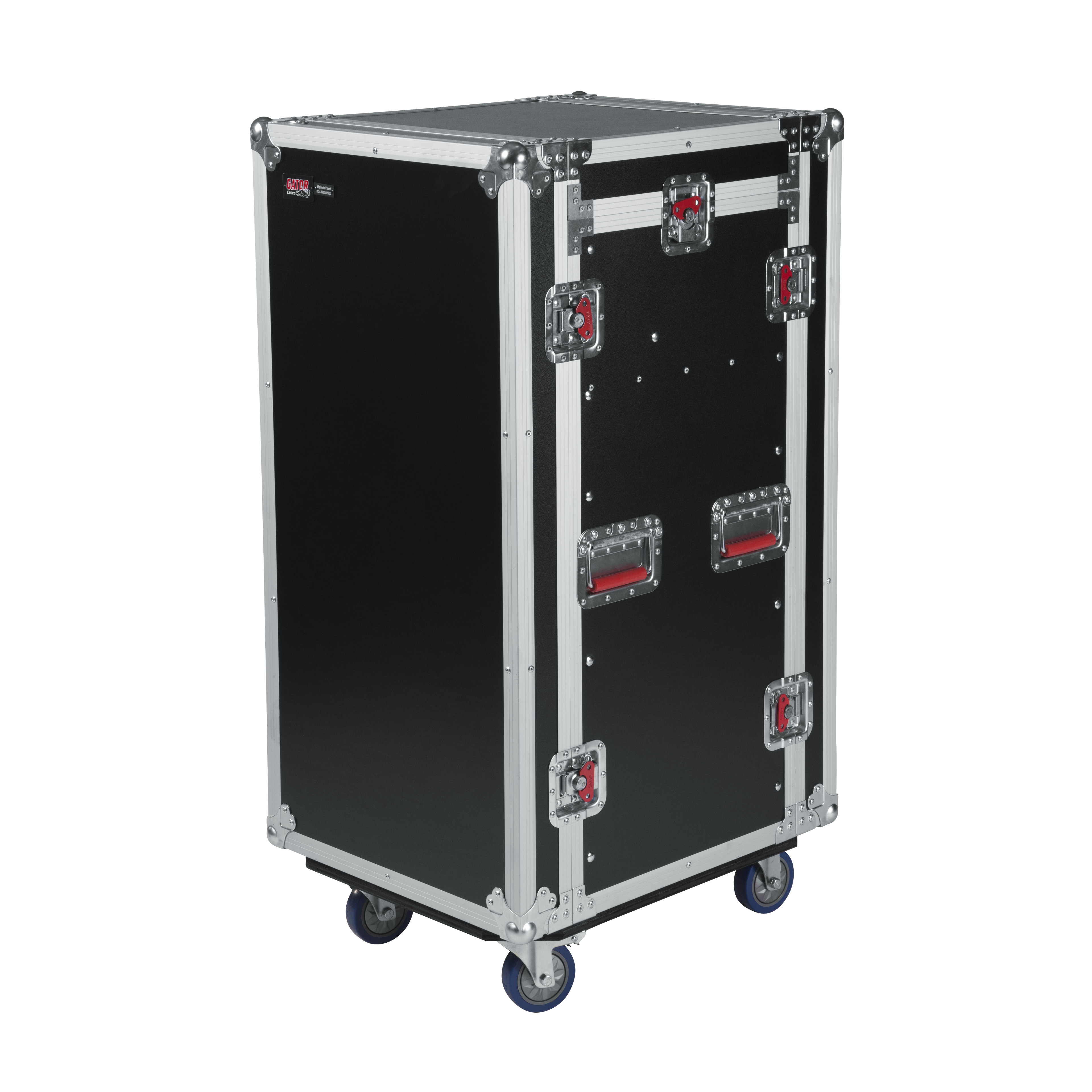 10U Top, 16U Side Audio Road Rack Case
