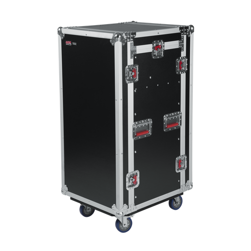10U Top, 16U Side Audio Road Rack Case
