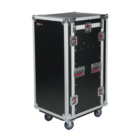 10U Top, 16U Side Audio Road Rack Case