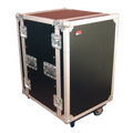 14U, Standard Audio Road Rack Case w/ Casters