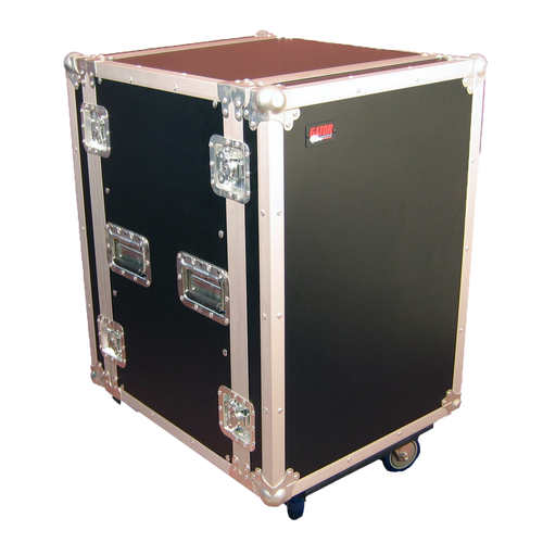 14U, Standard Audio Road Rack Case w/ Casters