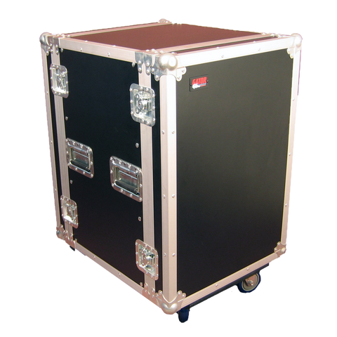 14U, Standard Audio Road Rack Case w/ Casters