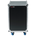 16U, Standard Audio Road Rack Case w/ Casters