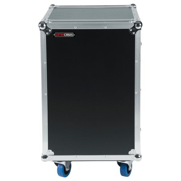 16U, Standard Audio Road Rack Case w/ Casters