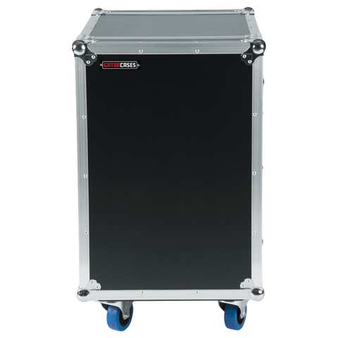 16U, Standard Audio Road Rack Case w/ Casters
