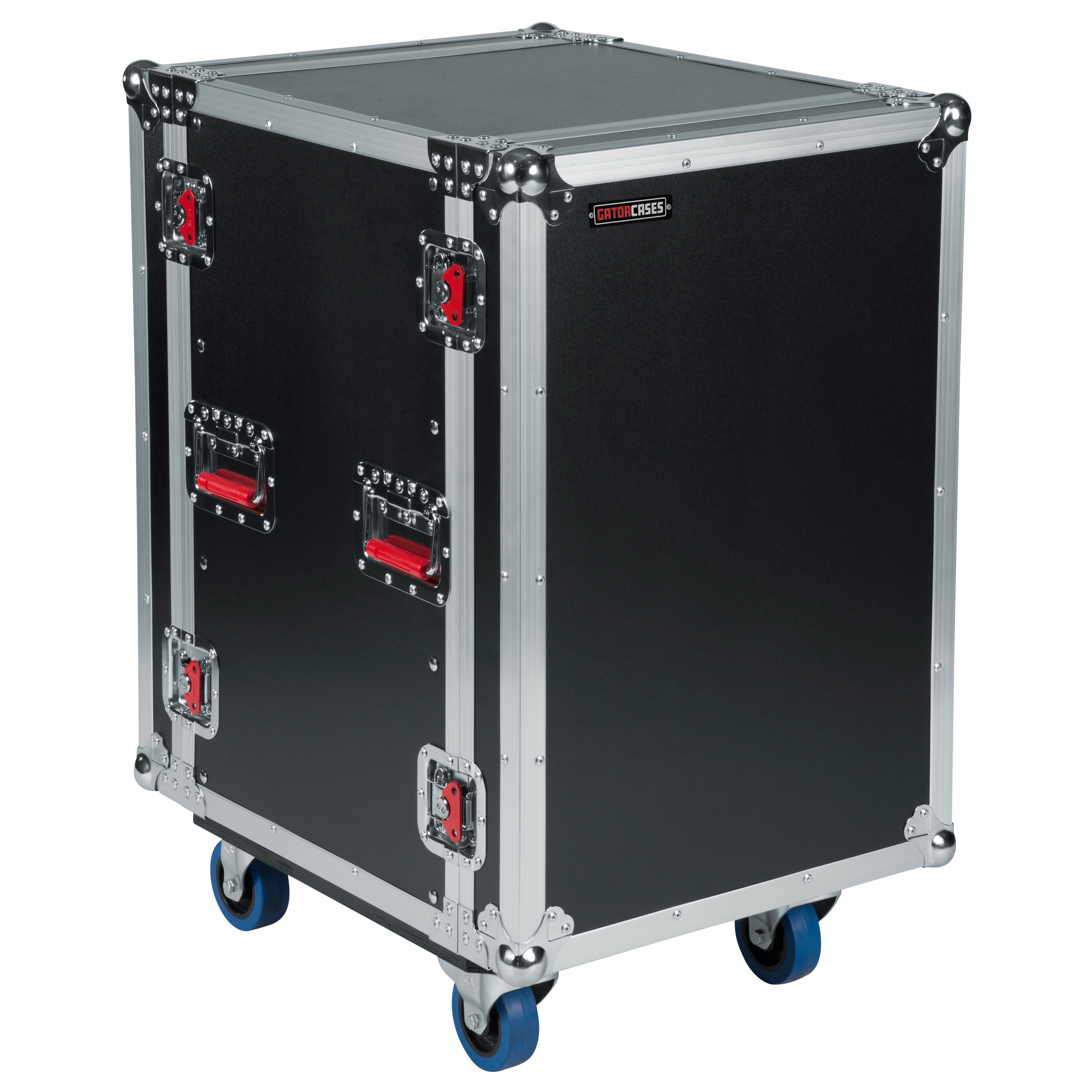 16U, Standard Audio Road Rack Case w/ Casters