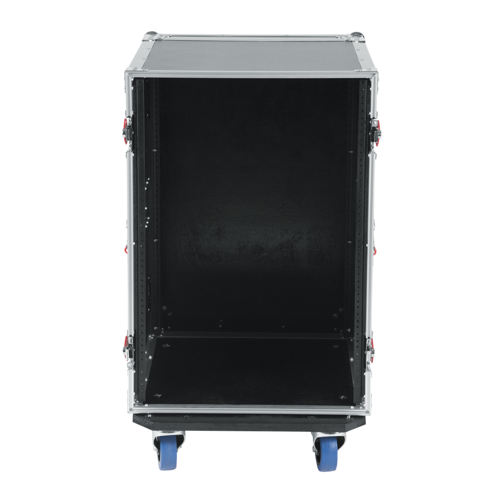 16U, Standard Audio Road Rack Case w/ Casters