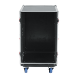 16U, Standard Audio Road Rack Case w/ Casters