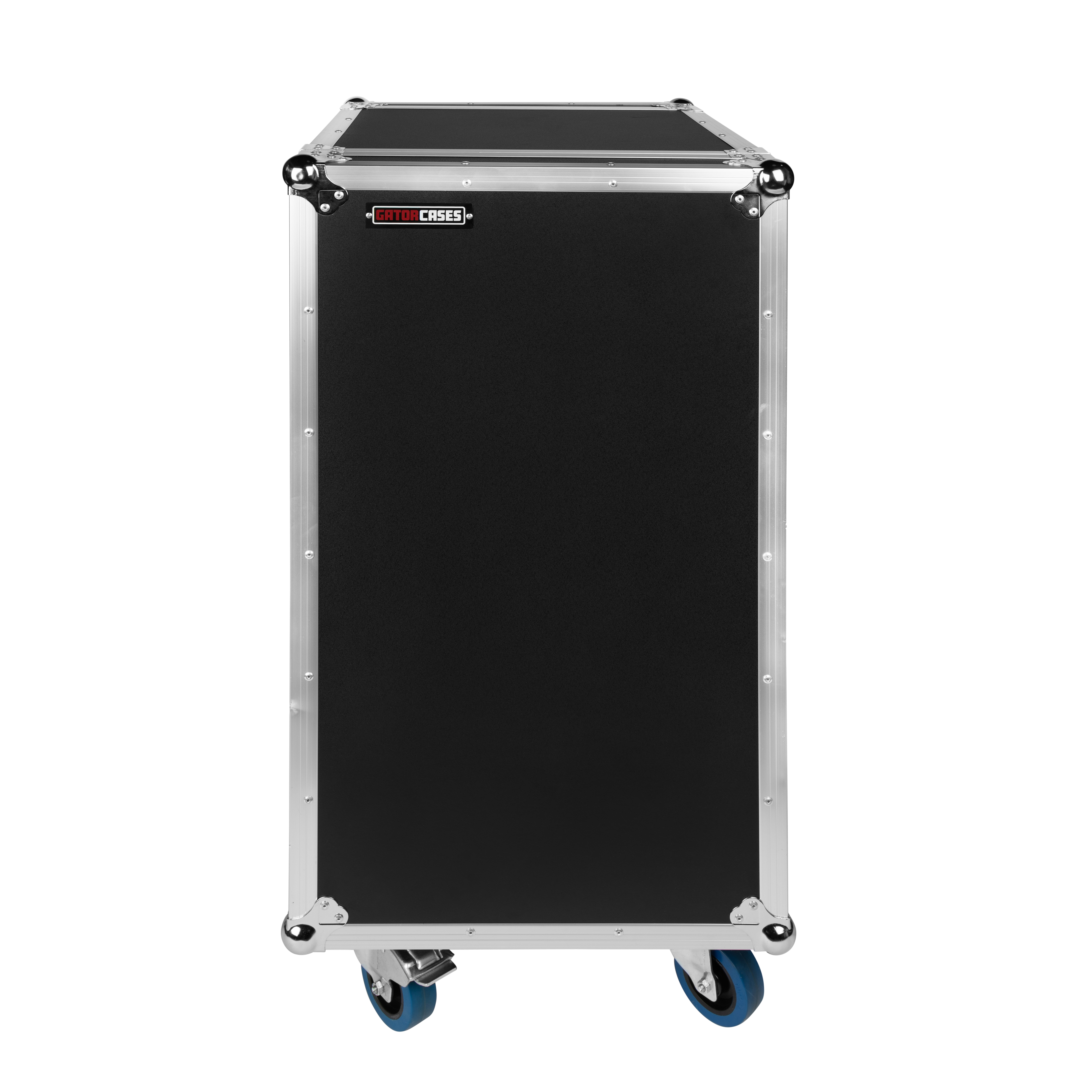 ATA Wood Flight Rack Case; 20U; 17" Deep; Casters