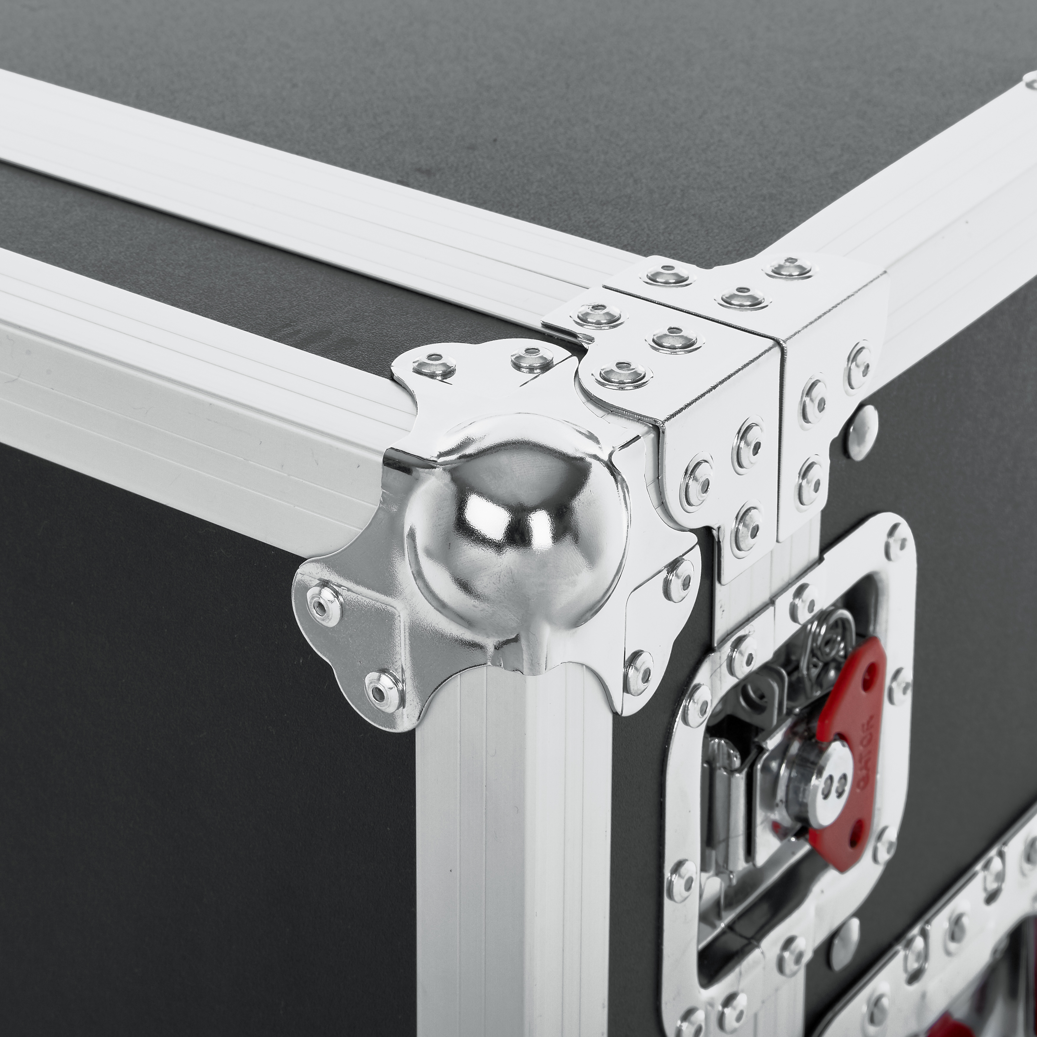 ATA Wood Flight Rack Case; 20U; 17" Deep; Casters