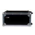 4U, Standard Audio Road Rack Case, w/ Wheels