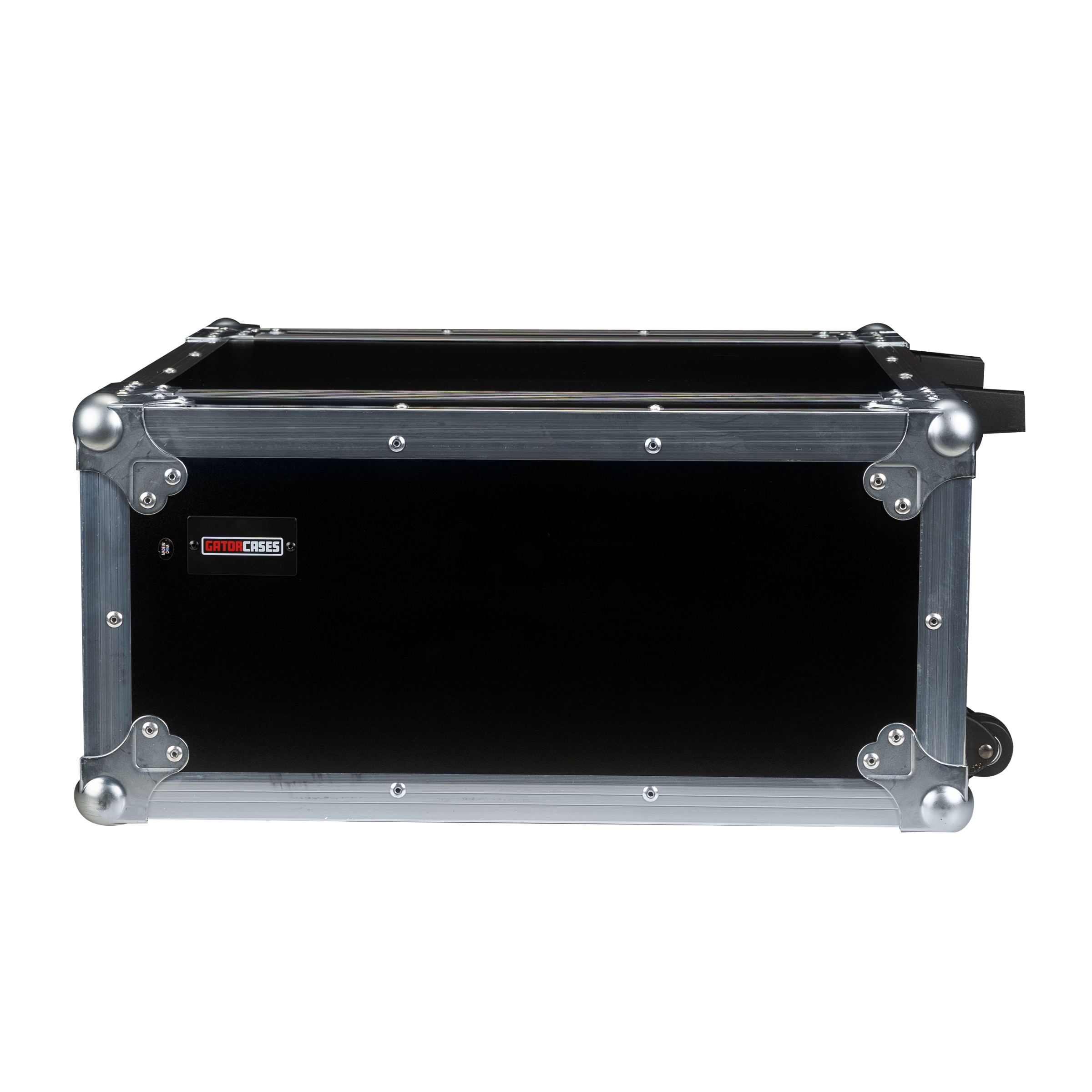 4U, Standard Audio Road Rack Case, w/ Wheels