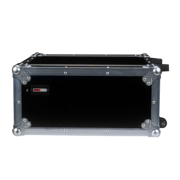 4U, Standard Audio Road Rack Case, w/ Wheels