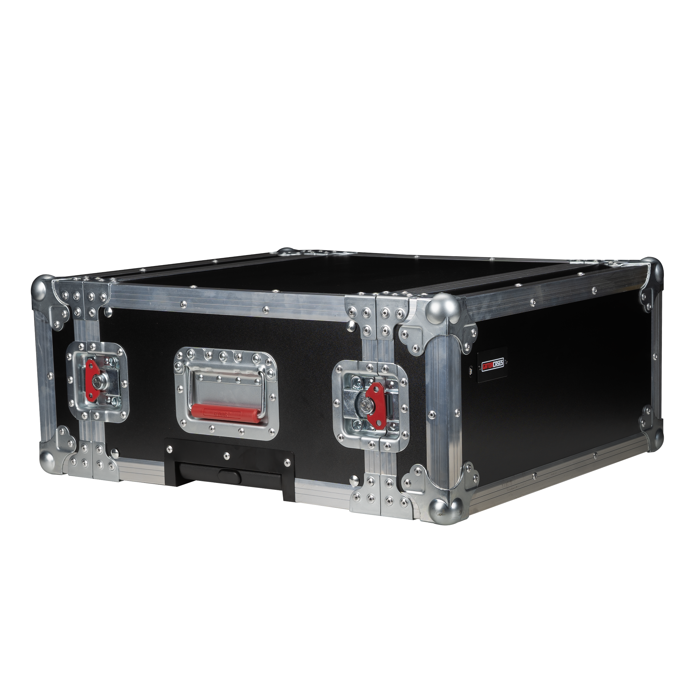 4U, Standard Audio Road Rack Case, w/ Wheels