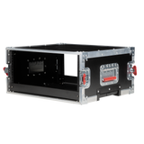 4U, Standard Audio Road Rack Case, w/ Wheels