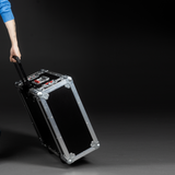 4U, Standard Audio Road Rack Case, w/ Wheels