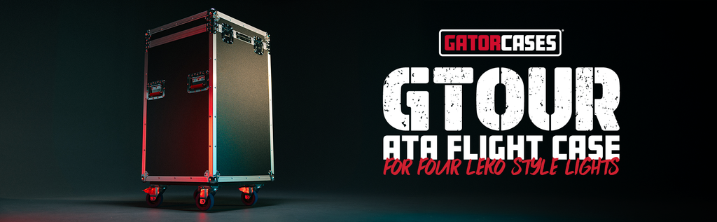 ATA Style Lighting Case Holds 4 Leko Lights