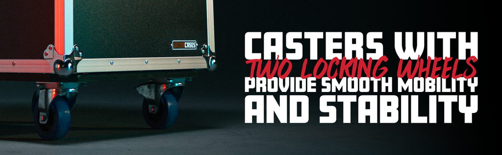ATA Style Lighting Case Holds 4 Leko Lights