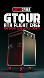 ATA Style Lighting Case Holds 4 Leko Lights