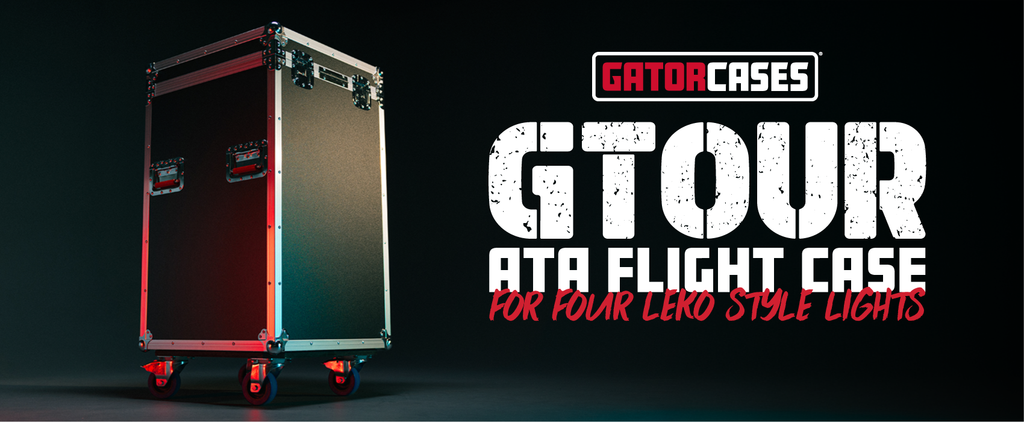 ATA Style Lighting Case Holds 4 Leko Lights
