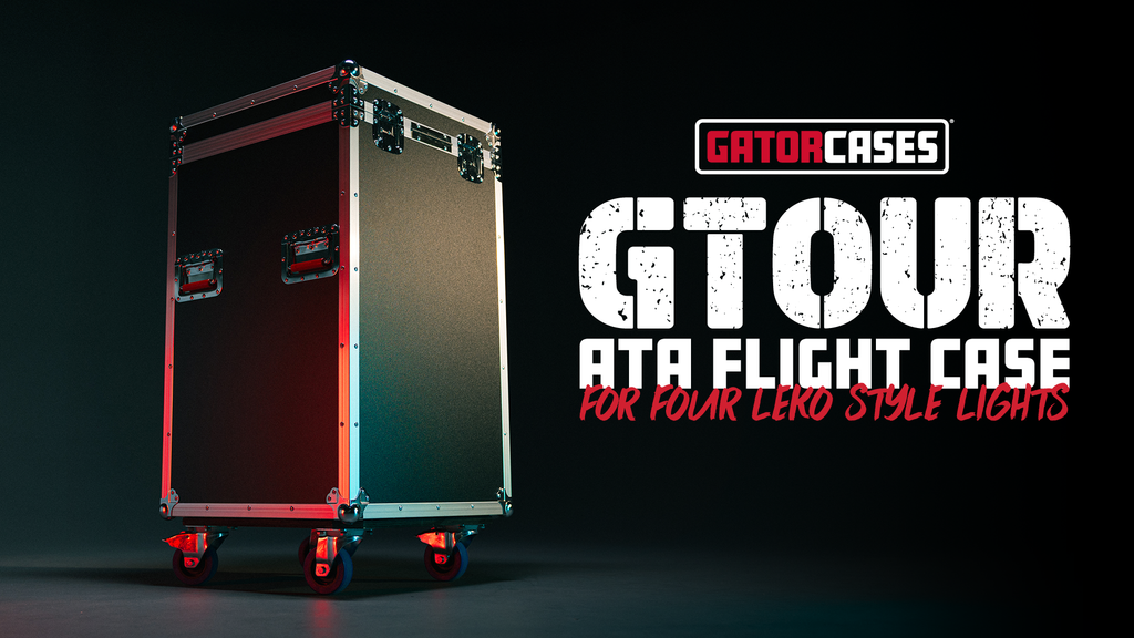 ATA Style Lighting Case Holds 4 Leko Lights