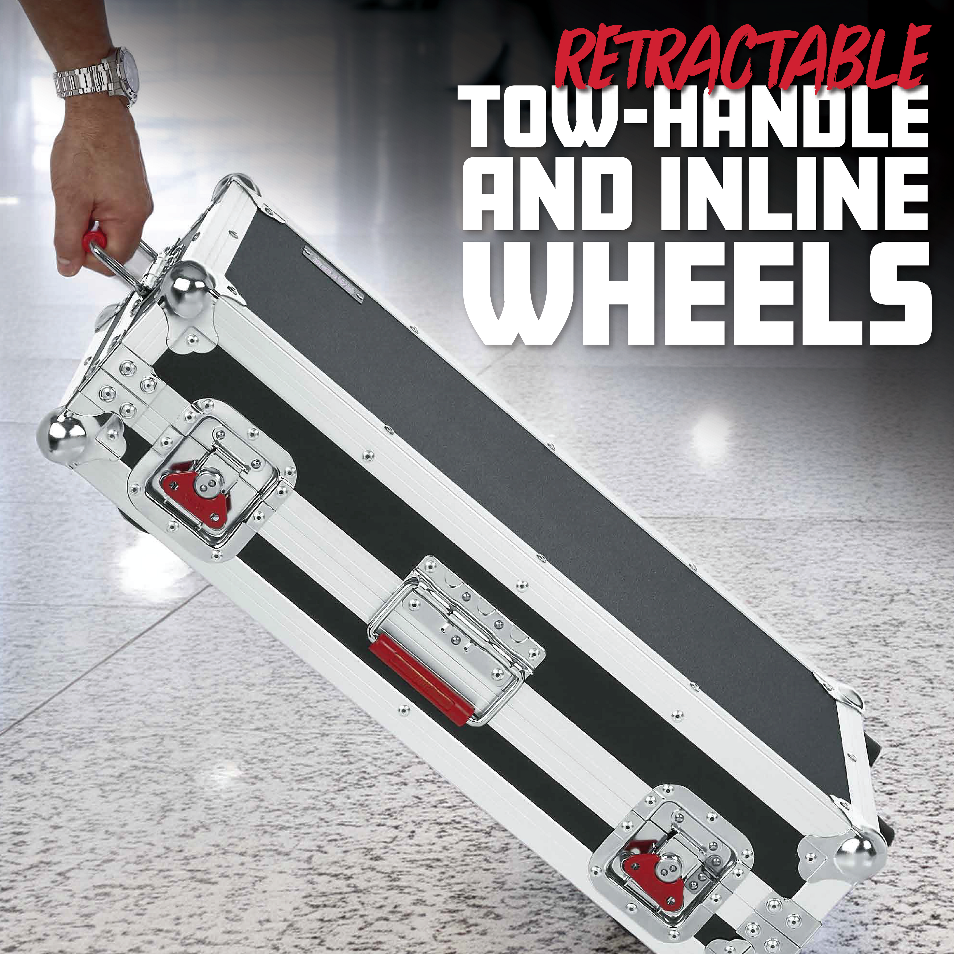 G-TOUR Pedal Board; Large w/ wheels