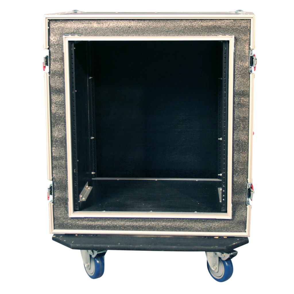 12U Shock Audio Road Rack Case w/ Casters