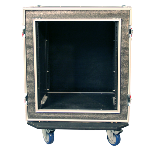 12U Shock Audio Road Rack Case w/ Casters