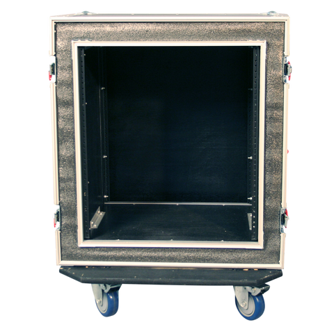 12U Shock Audio Road Rack Case w/ Casters