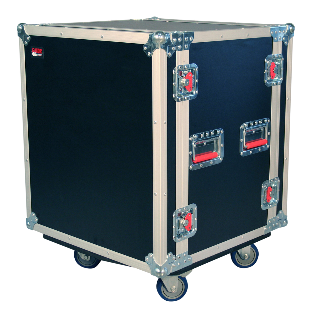12U Shock Audio Road Rack Case w/ Casters