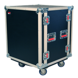 12U Shock Audio Road Rack Case w/ Casters