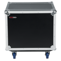 8U Shock Audio Road Rack Case w/ Casters