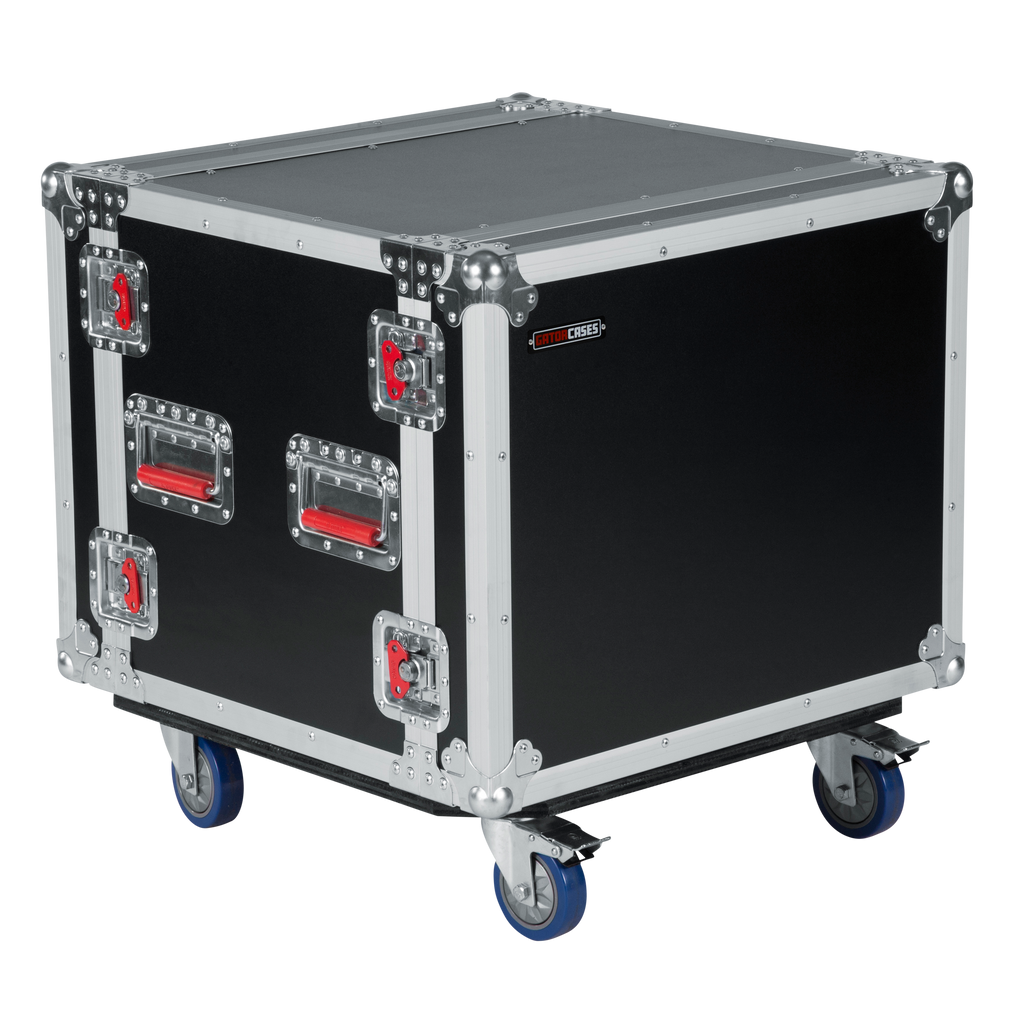 8U Shock Audio Road Rack Case w/ Casters