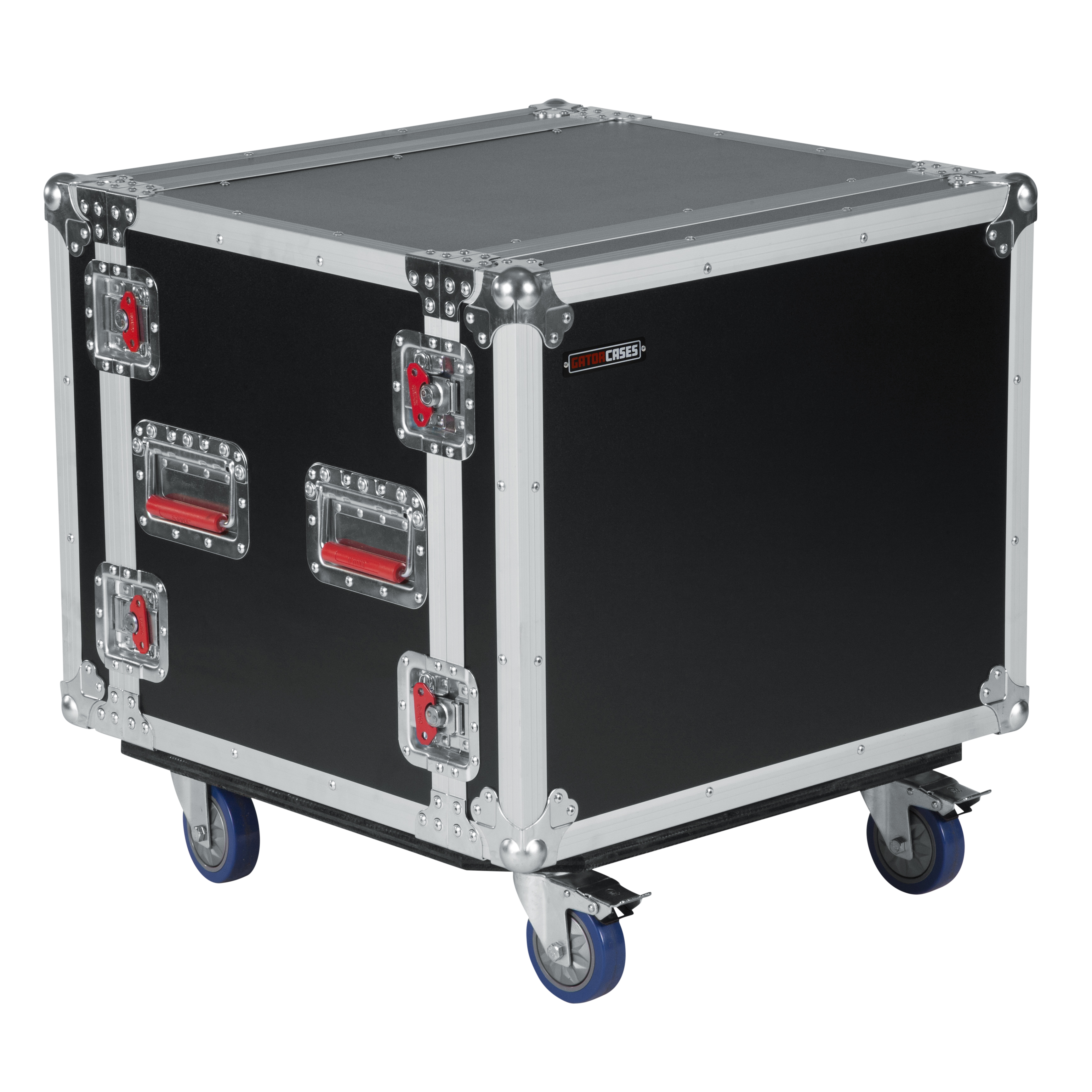 8U Shock Audio Road Rack Case w/ Casters