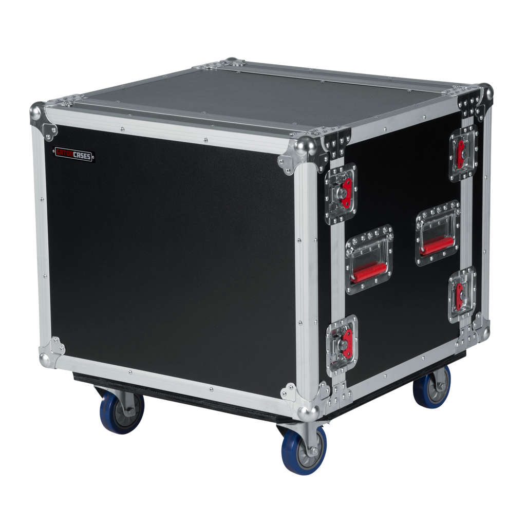 8U Shock Audio Road Rack Case w/ Casters