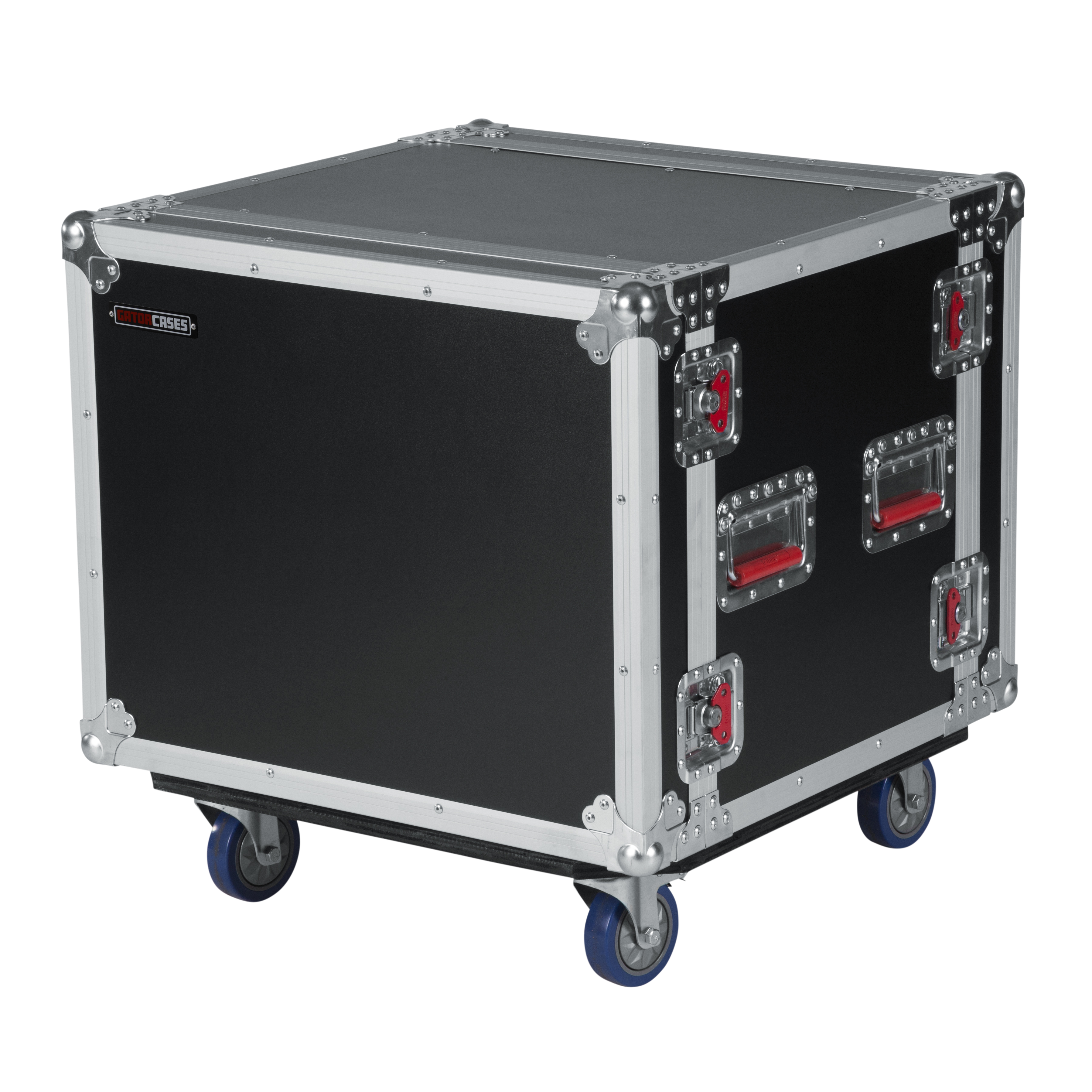 8U Shock Audio Road Rack Case w/ Casters