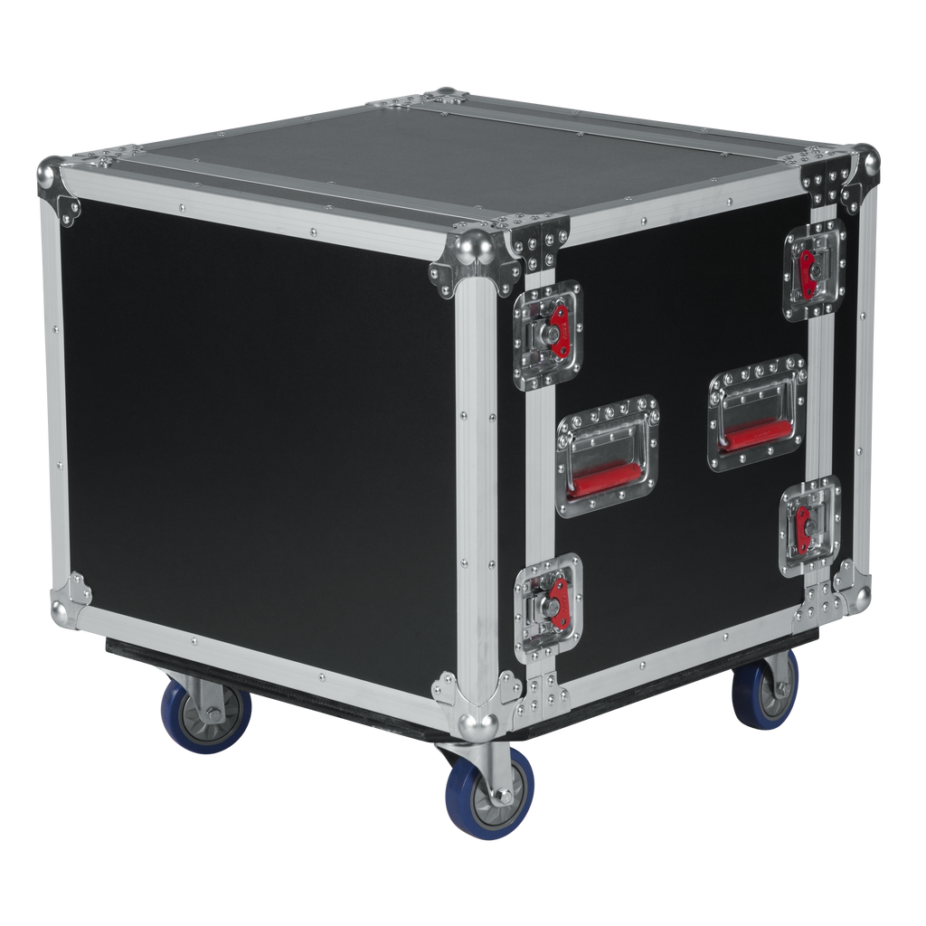 8U Shock Audio Road Rack Case w/ Casters