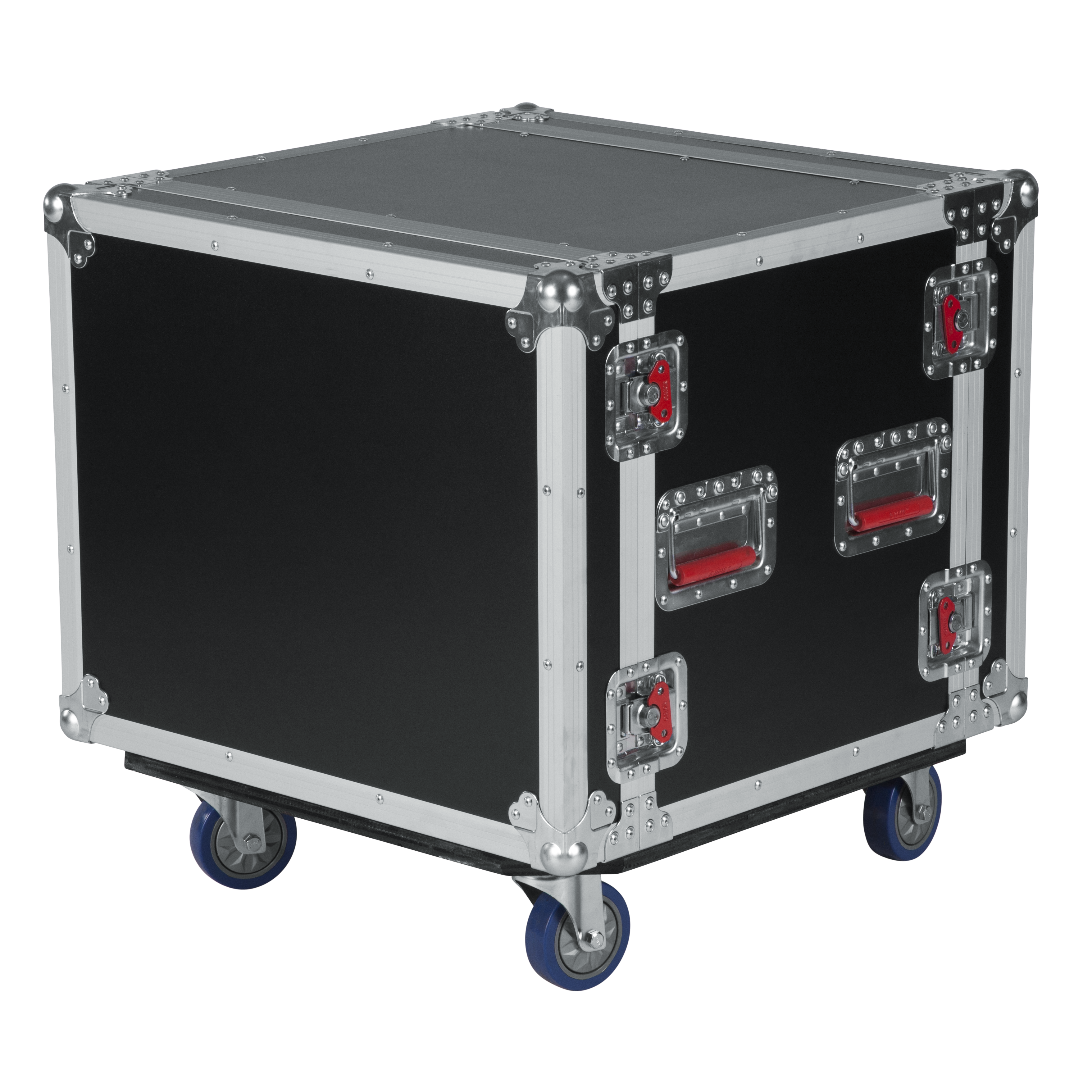 8U Shock Audio Road Rack Case w/ Casters