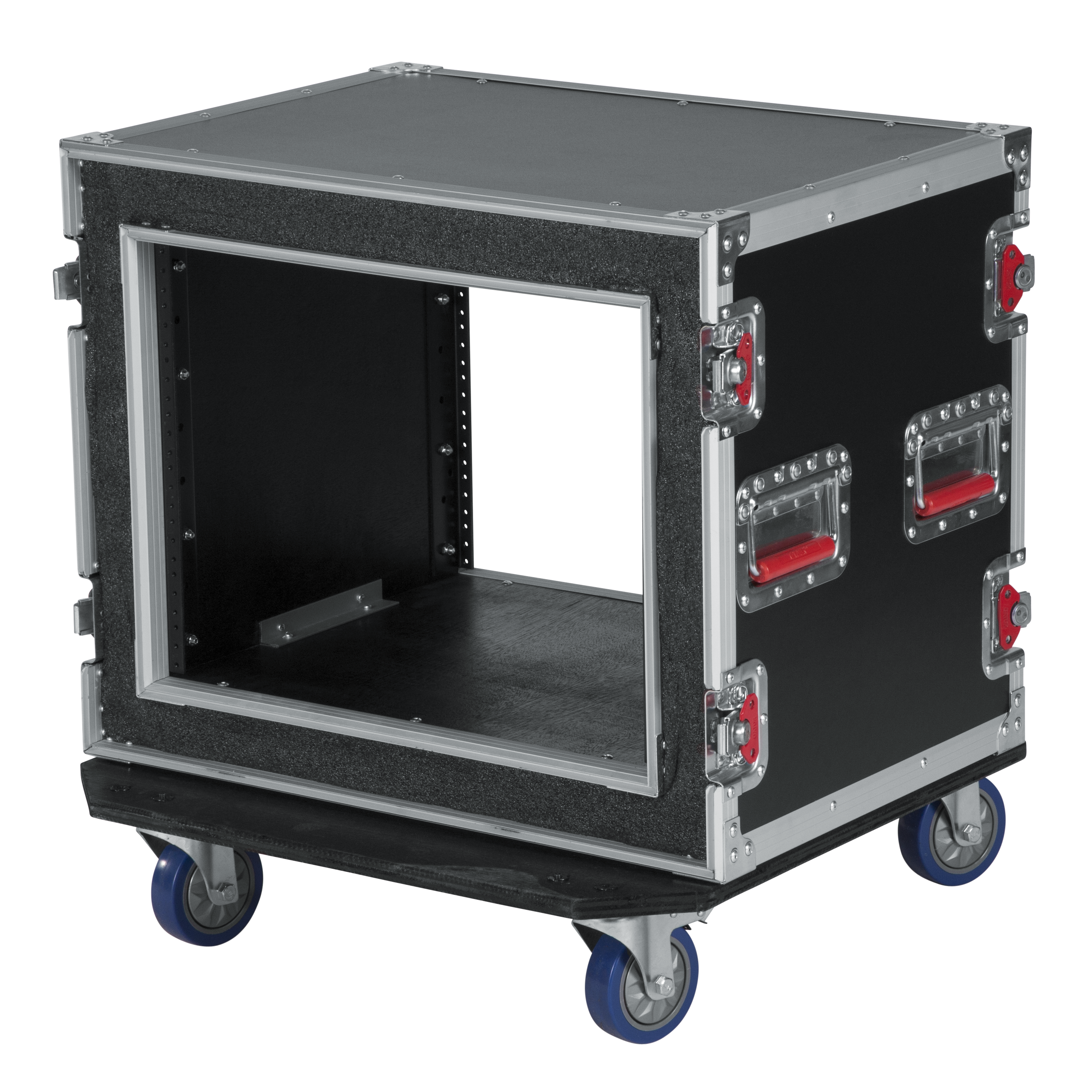 8U Shock Audio Road Rack Case w/ Casters