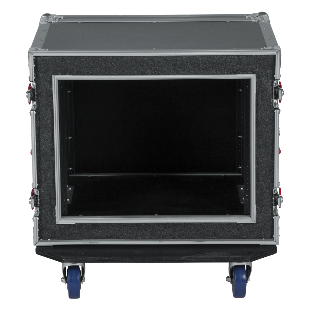 8U Shock Audio Road Rack Case w/ Casters