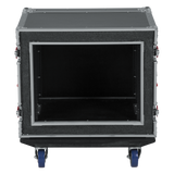 8U Shock Audio Road Rack Case w/ Casters