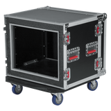 8U Shock Audio Road Rack Case w/ Casters