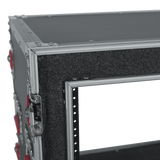 8U Shock Audio Road Rack Case w/ Casters