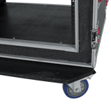 8U Shock Audio Road Rack Case w/ Casters