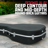 Deep Contour/Round-back Guitar Case