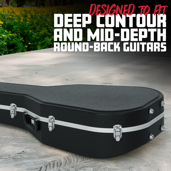 Deep Contour/Round-back Guitar Case