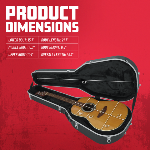 Deep Contour/Round-back Guitar Case