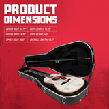 Deluxe Molded Case for Parlor Guitars