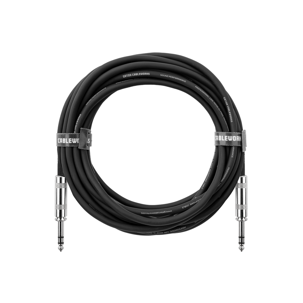 10-foot TRS ¼” Male to Male Balanced Patch Cable