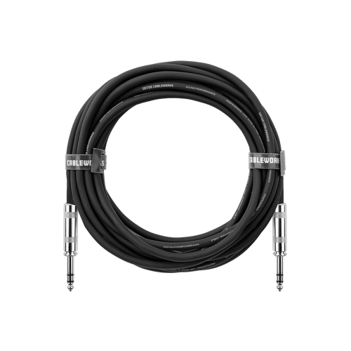 10-foot TRS ¼” Male to Male Balanced Patch Cable